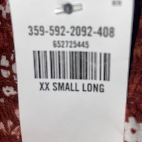 Floral Hollister Mid Length Dress Sz XXS - Picture 4 of 4